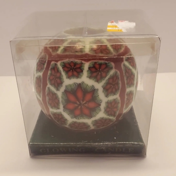 Springfield Glowing Candle Holiday Wreath Pattern NEW Unopened Vtg Refillable - Picture 11 of 12